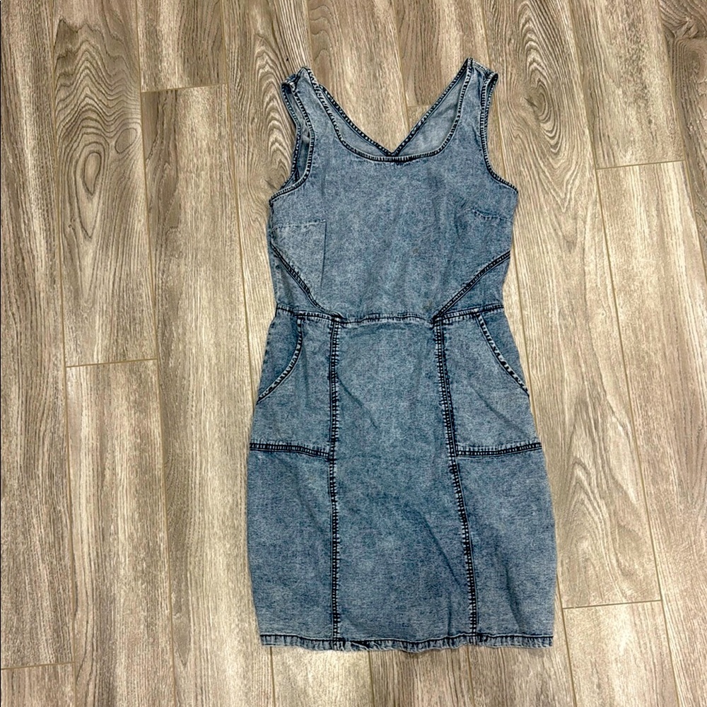 Women’s Denim Sleeveless Dress